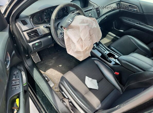 1HGCR2F52GA193064 2016 HONDA ACCORD Черный Вид панели приборов