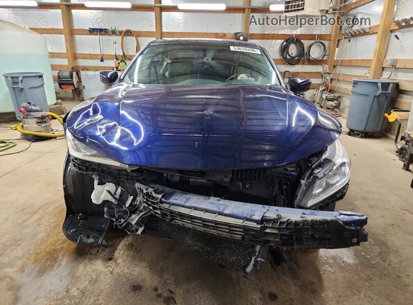 1HGCR2F52HA151205 2017 HONDA ACCORD Blue Front view