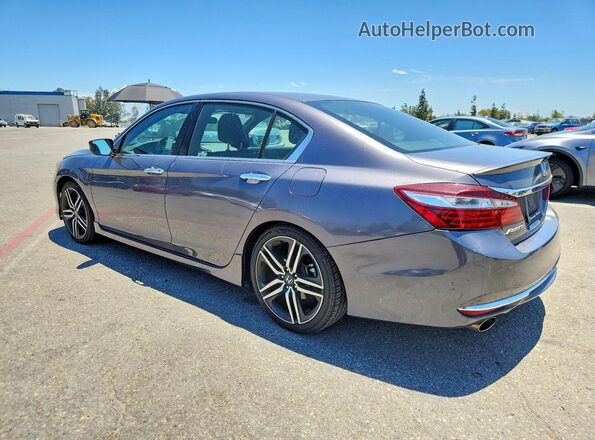 1HGCR2F52HA225769 2017 HONDA ACCORD Gray 