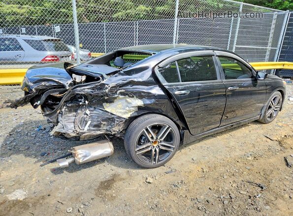 1HGCR2F53GA091319 2016 HONDA ACCORD Black Հետևի աջ