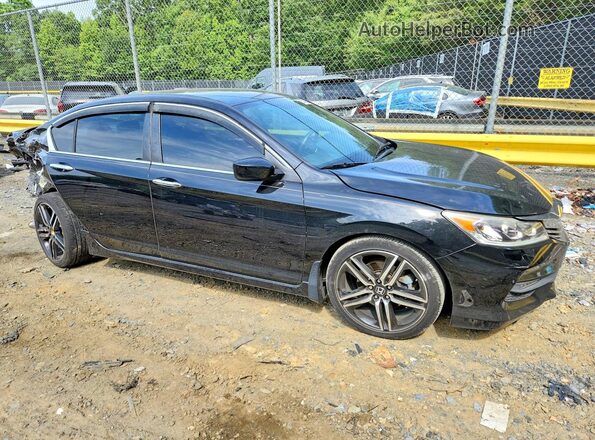 1HGCR2F53GA091319 2016 HONDA ACCORD Black Առջևի աջ
