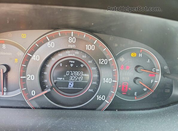 1HGCR2F53GA091319 2016 HONDA ACCORD Black Սարքավորումների վահանակի տեսք