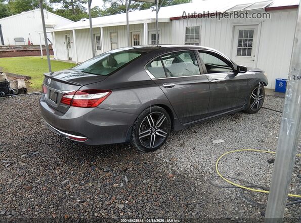 1HGCR2F53GA095550 2016 HONDA ACCORD Серый Задняя правая четверть