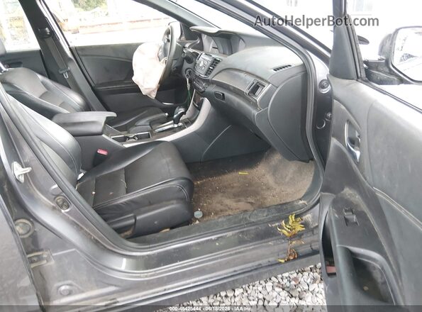 1HGCR2F53GA095550 2016 HONDA ACCORD Серый Вид салона спереди