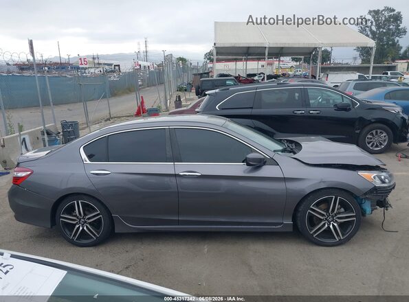 1HGCR2F53HA044079 2017 HONDA ACCORD Gray 