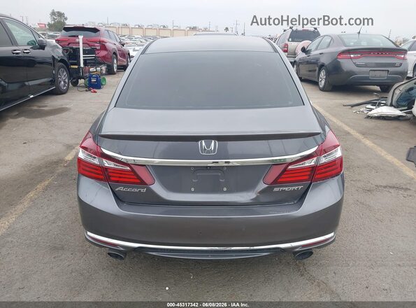 1HGCR2F53HA044079 2017 HONDA ACCORD Gray 