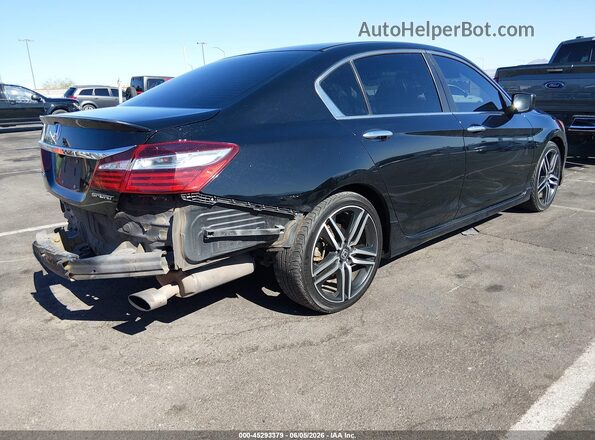 1HGCR2F53HA050416 2017 HONDA ACCORD Black უკანა მარჯვენა