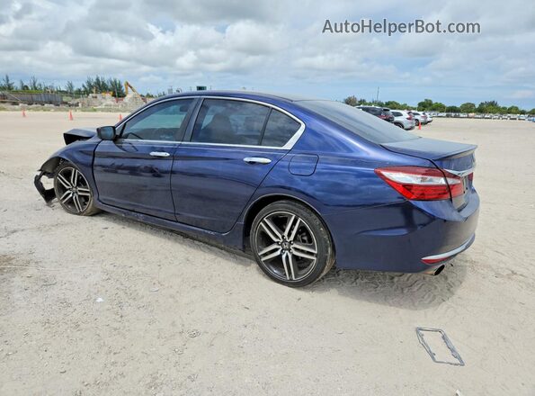 1HGCR2F53HA068995 2017 HONDA ACCORD Blue 