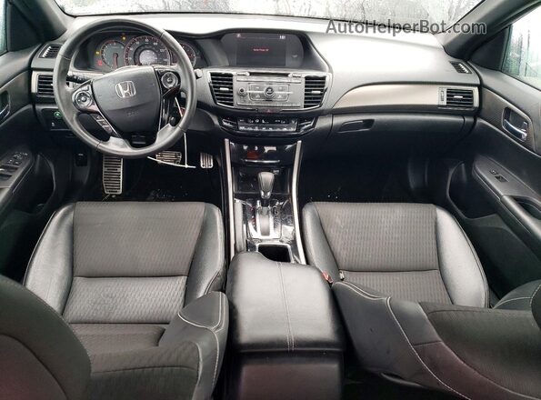 1HGCR2F53HA182687 2017 HONDA ACCORD Black წინა პანელის ხედი