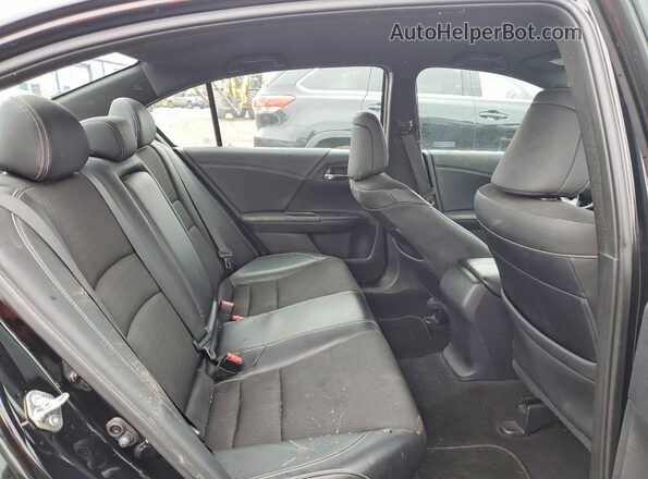 1HGCR2F53HA182687 2017 HONDA ACCORD Black უკანა სავარძლების ხედი