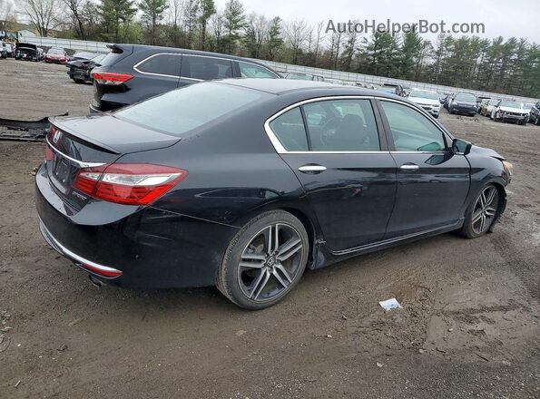 1HGCR2F53HA182687 2017 HONDA ACCORD Black უკანა მარჯვენა