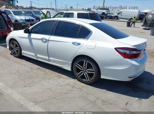 1HGCR2F53HA195231 2017 HONDA ACCORD White Задня ліва чверть