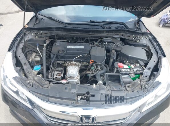 1HGCR2F54GA013244 2016 HONDA ACCORD Черный Вид сзади