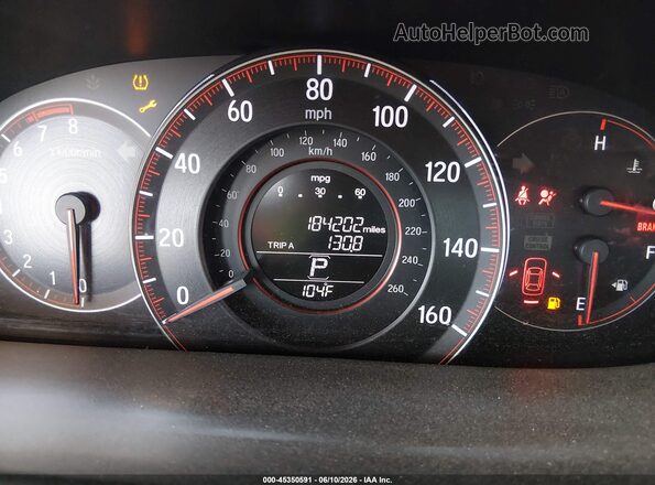 1HGCR2F54GA138440 2016 HONDA ACCORD Серый 