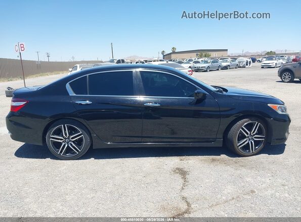 1HGCR2F54GA229174 2016 HONDA ACCORD Black Vista interior trasera