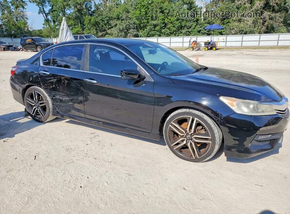 1HGCR2F54HA077267 2017 HONDA ACCORD Black Առջևի աջ