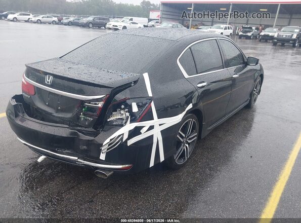 1HGCR2F54HA254609 2017 HONDA ACCORD Black უკანა მარჯვენა