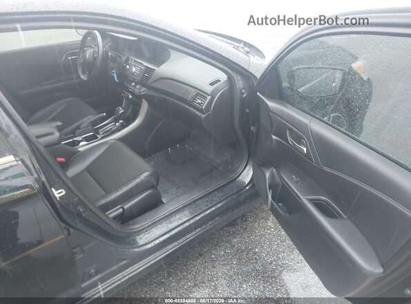 1HGCR2F54HA254609 2017 HONDA ACCORD Black წინა სალონის ხედი