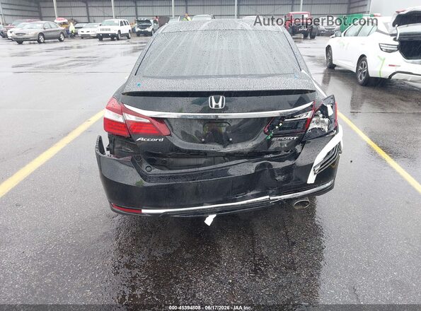 1HGCR2F54HA254609 2017 HONDA ACCORD Black წინა ხედი