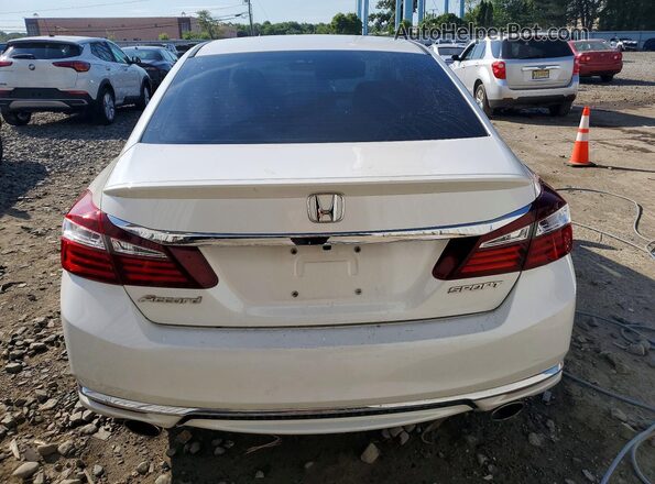 1HGCR2F55GA078071 2016 HONDA ACCORD White Հետևի տեսք