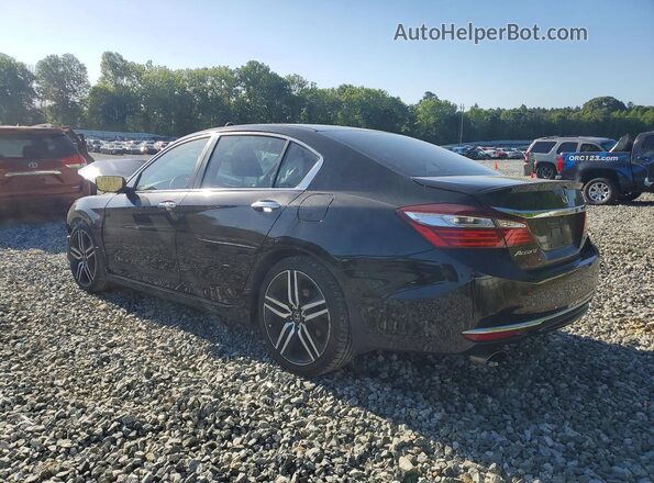 1HGCR2F55HA020740 2017 HONDA ACCORD Black უკანა მარცხენა