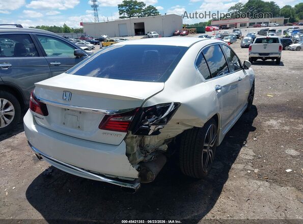 1HGCR2F55HA227953 2017 HONDA ACCORD White Задня права чверть