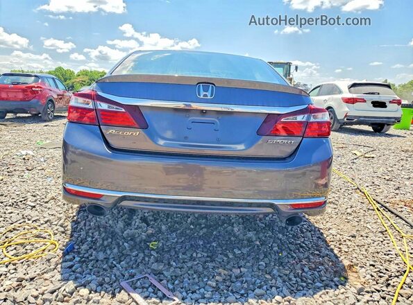 1HGCR2F55HA267286 2017 HONDA ACCORD Gray Vista trasera