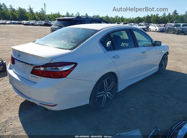 1HGCR2F56GA101938 2016 HONDA ACCORD White Rear right