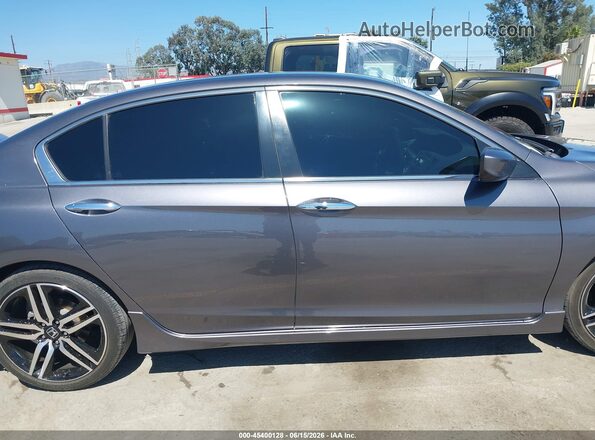 1HGCR2F56HA026093 2017 HONDA ACCORD Gray Սալոնի հետևի տեսք