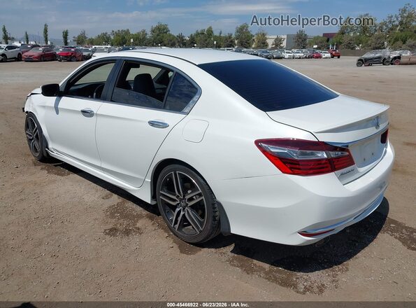 1HGCR2F56HA042262 2017 HONDA ACCORD Белый Задняя левая четверть