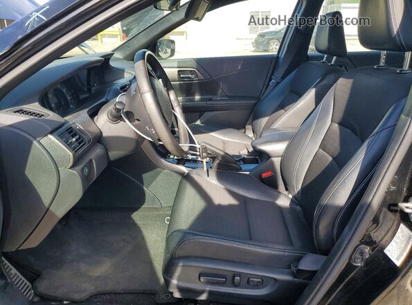 1HGCR2F56HA202043 2017 HONDA ACCORD Black Սալոնի դիմացի տեսք
