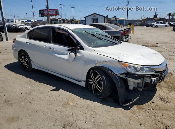 1HGCR2F56HA269306 2017 HONDA ACCORD White Delantero derecho
