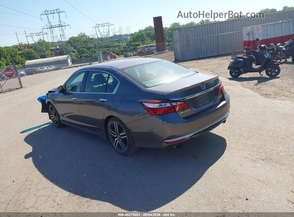 1HGCR2F57GA070277 2016 HONDA ACCORD Серый 