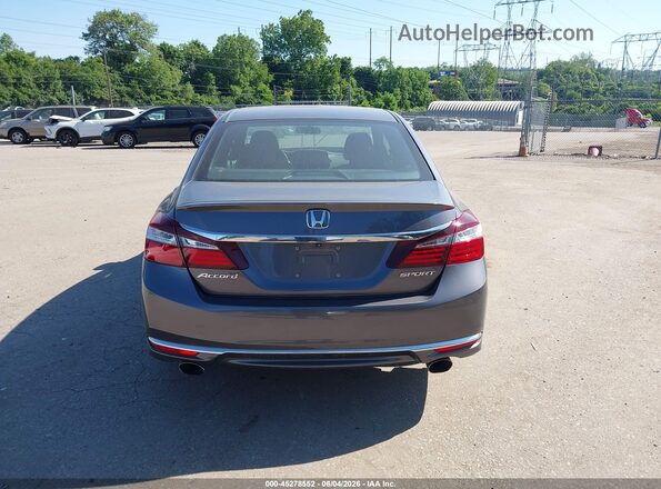 1HGCR2F57GA070277 2016 HONDA ACCORD Серый 