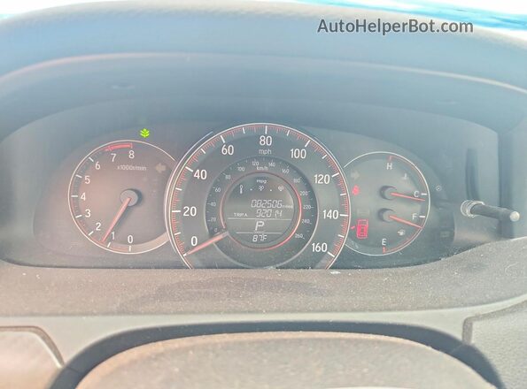 1HGCR2F57GA082171 2016 HONDA ACCORD Blue Widok zestawu wskaźników