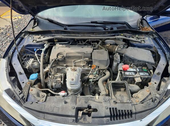1HGCR2F57GA082171 2016 HONDA ACCORD Blue Widok wnętrza z tyłu
