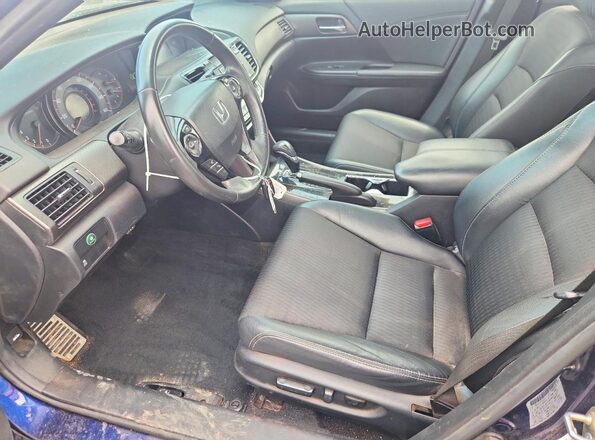 1HGCR2F57GA082171 2016 HONDA ACCORD Blue Widok wnętrza z przodu