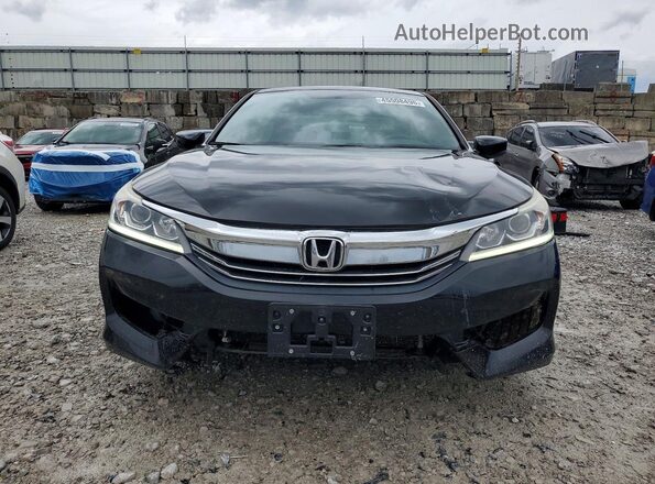 1HGCR2F57GA205094 2016 HONDA ACCORD Black Դիմացի տեսք