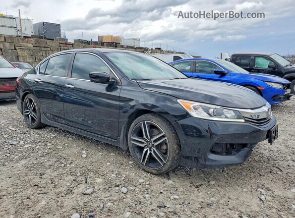 1HGCR2F57GA205094 2016 HONDA ACCORD Black Առջևի աջ