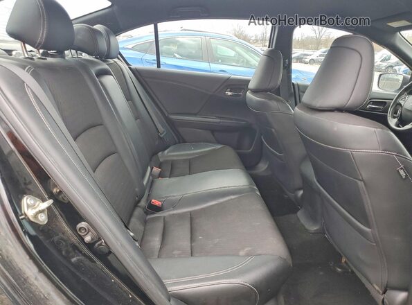 1HGCR2F57GA205094 2016 HONDA ACCORD Black Հետևի նստատեղերի տեսք