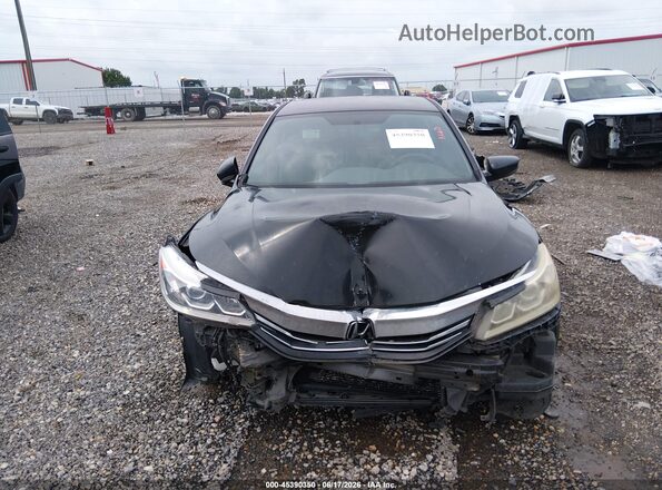 1HGCR2F57GA205869 2016 HONDA ACCORD Black Rear interior view