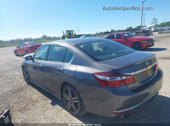 1HGCR2F57HA023722 2017 HONDA ACCORD Gray Հետևի ձախ