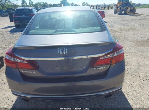 1HGCR2F57HA023722 2017 HONDA ACCORD Gray 