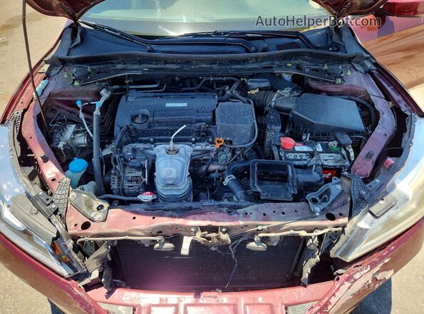 1HGCR2F57HA098016 2017 HONDA ACCORD Burgundy Vista interior trasera