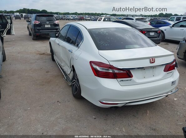 1HGCR2F57HA121696 2017 HONDA ACCORD Белый Задняя левая четверть