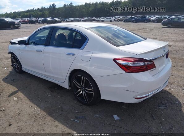 1HGCR2F57HA188914 2017 HONDA ACCORD White Rear left