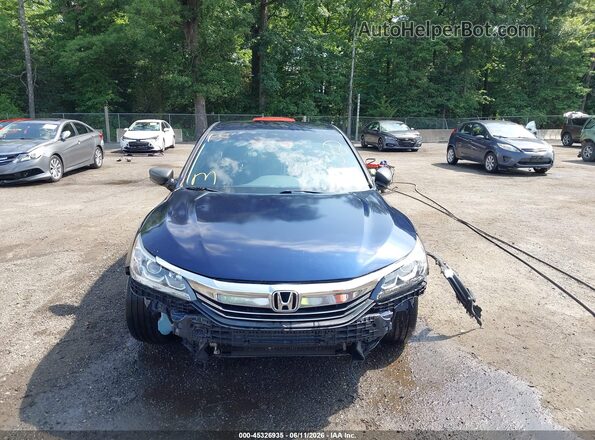 1HGCR2F57HA273221 2017 HONDA ACCORD Blue Вид щитка приладів