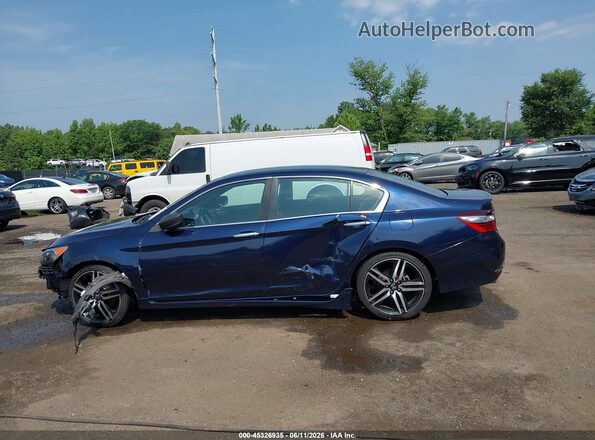 1HGCR2F57HA273221 2017 HONDA ACCORD Blue Панорамний вид салону 360°