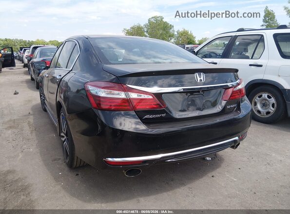 1HGCR2F58GA017605 2016 HONDA ACCORD Black 