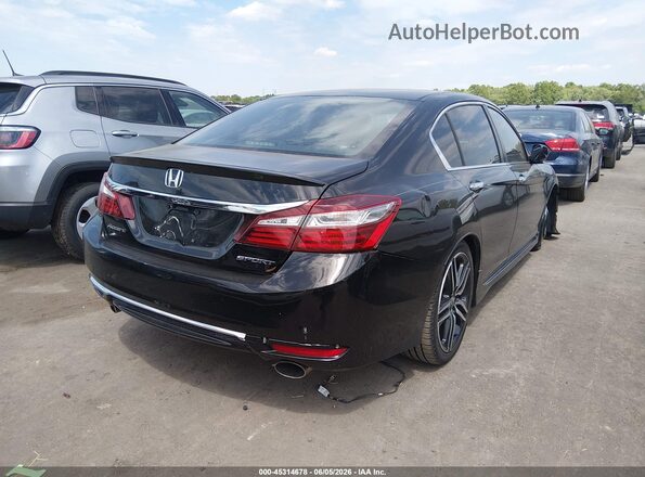 1HGCR2F58GA017605 2016 HONDA ACCORD Black 